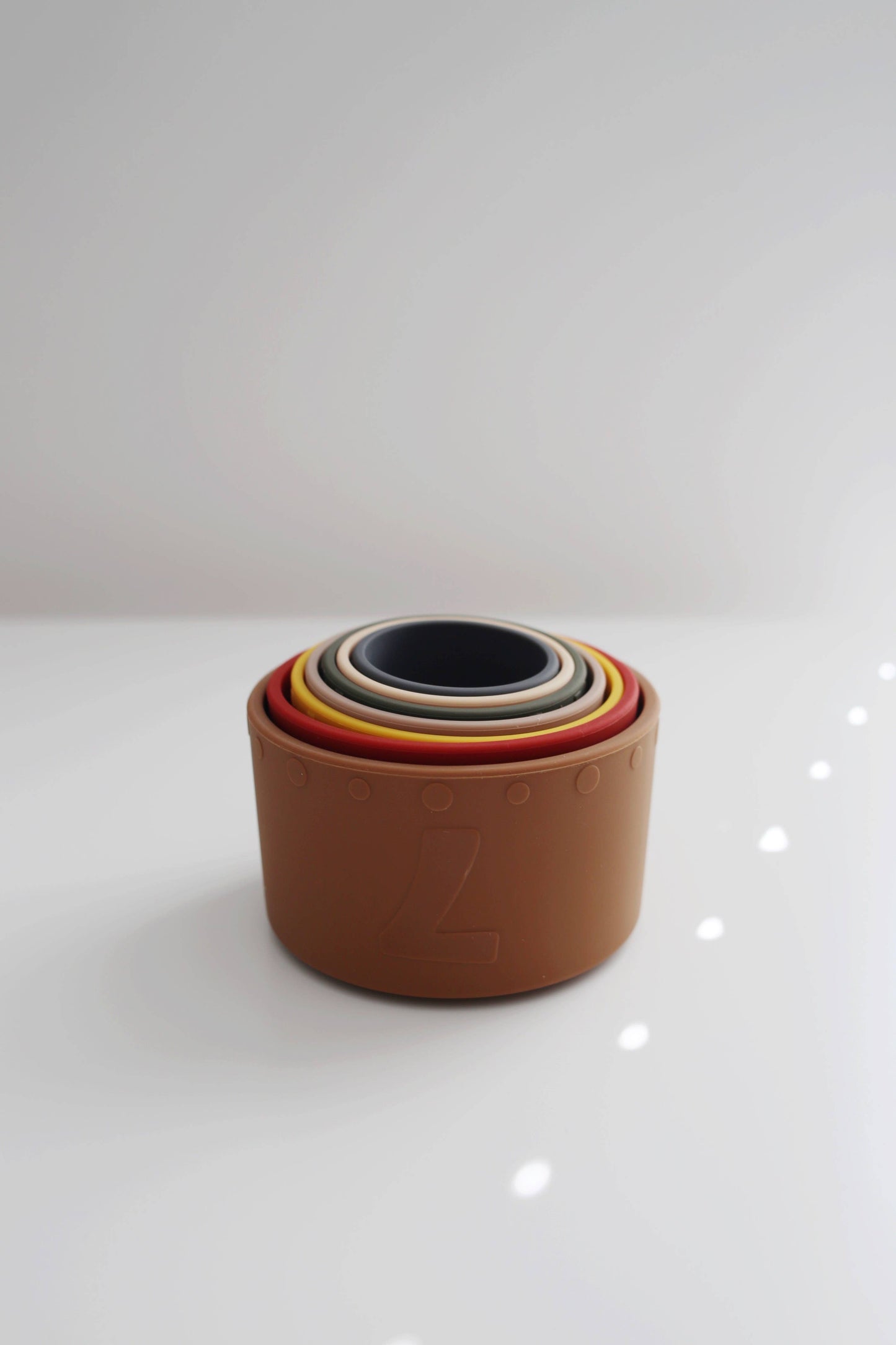 Retro Stacking Silicone Nesting Cups