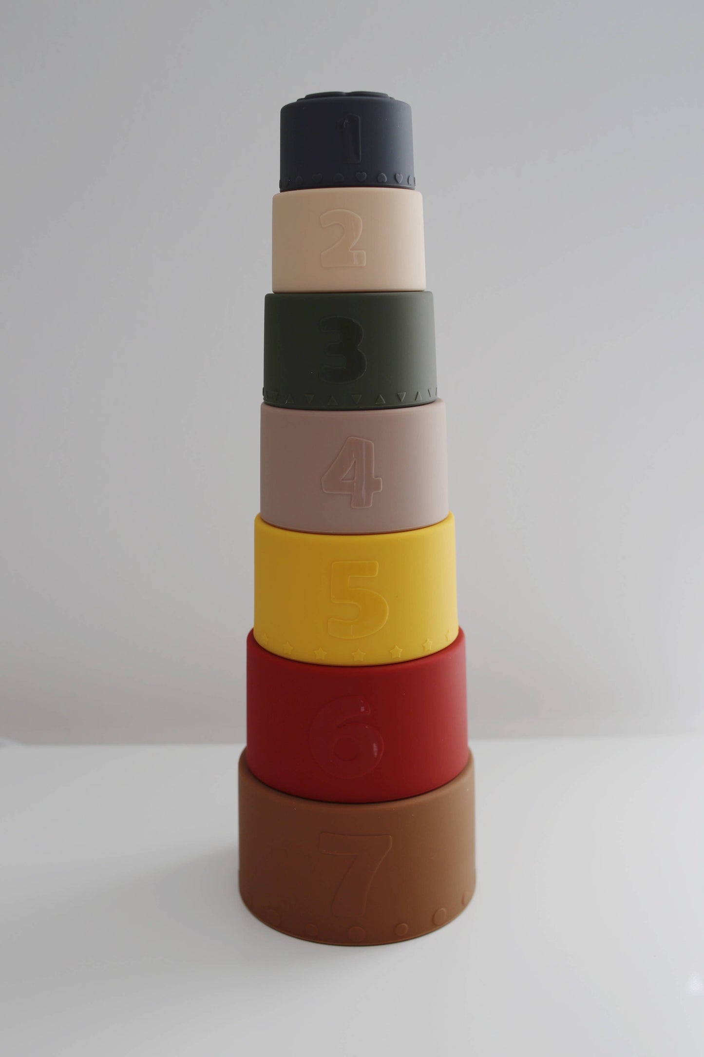 Retro Stacking Silicone Nesting Cups