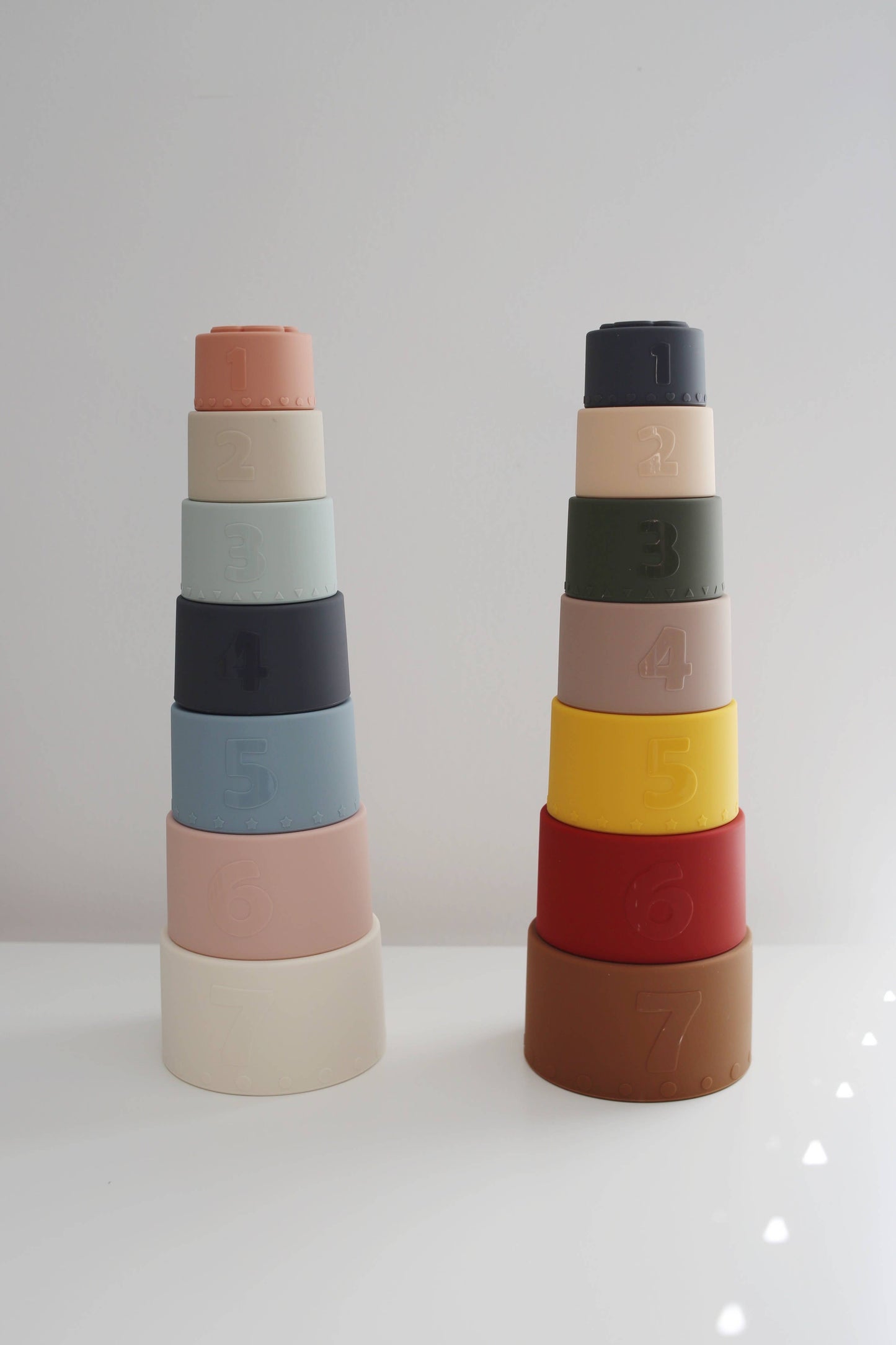 Retro Stacking Silicone Nesting Cups