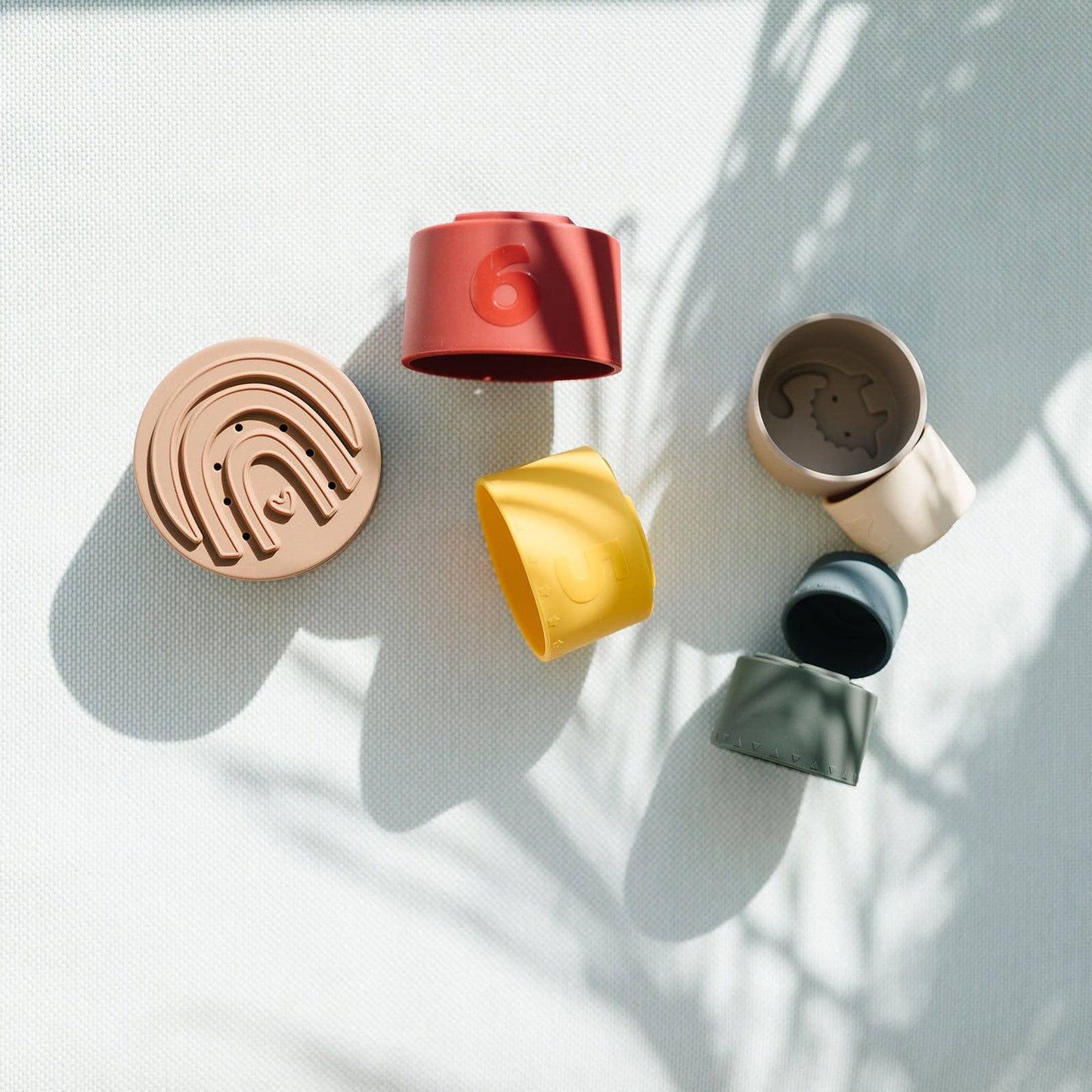 Retro Stacking Silicone Nesting Cups