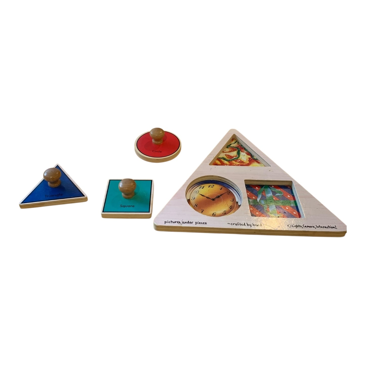 Melisa and Doug 3 Shape Wooden Puzzle