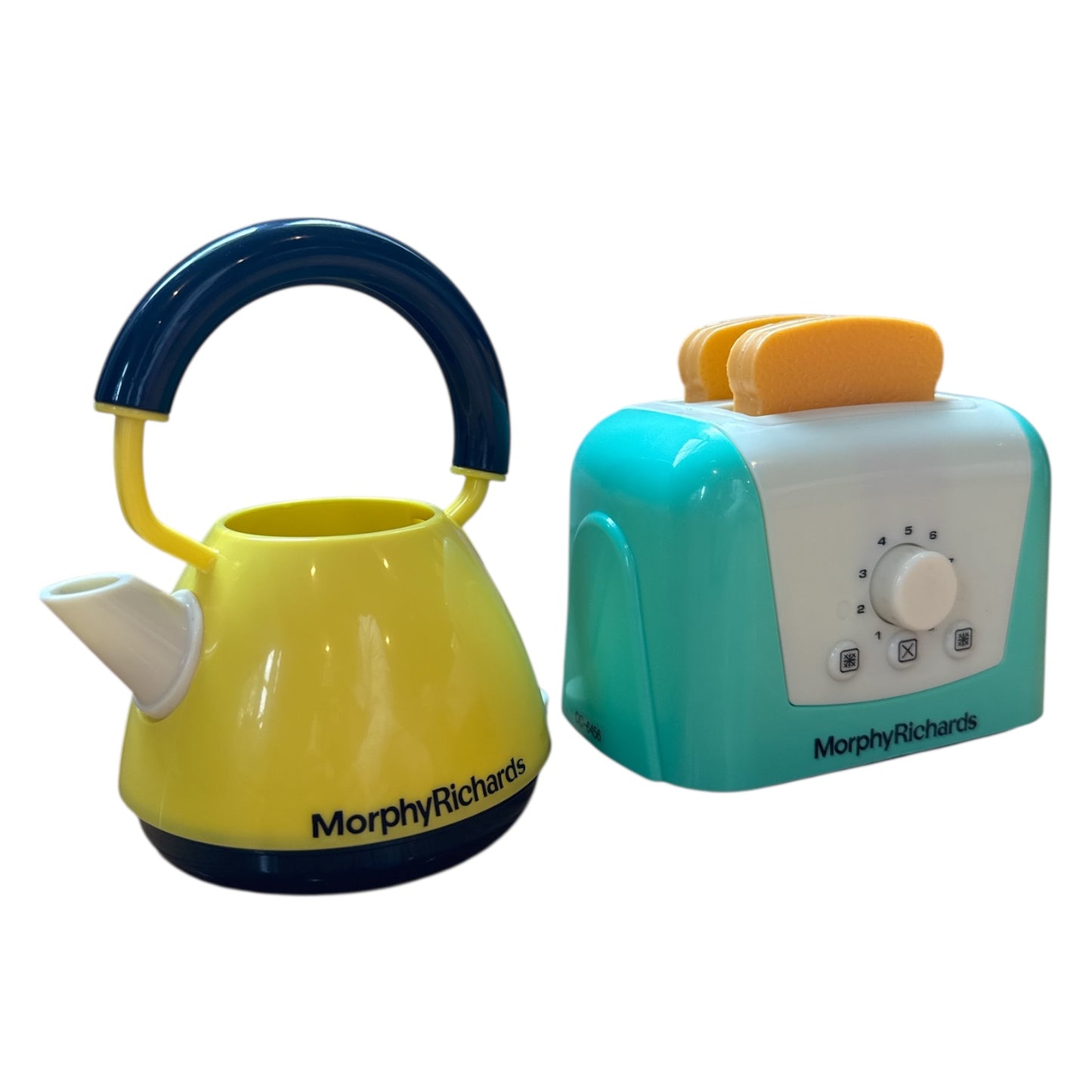 Toaster, toast & tea kettle