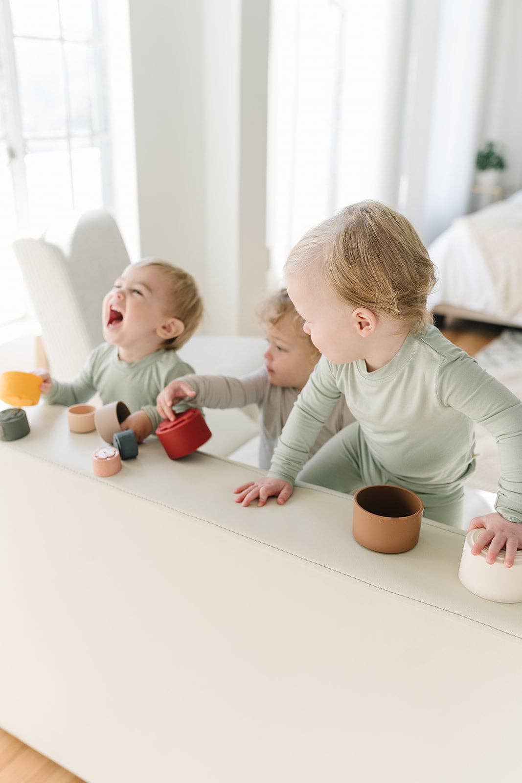 Retro Stacking Silicone Nesting Cups