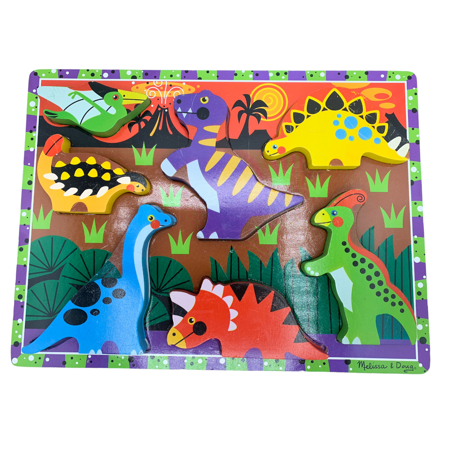 Dinosaur Wooden Chunky Puzzle